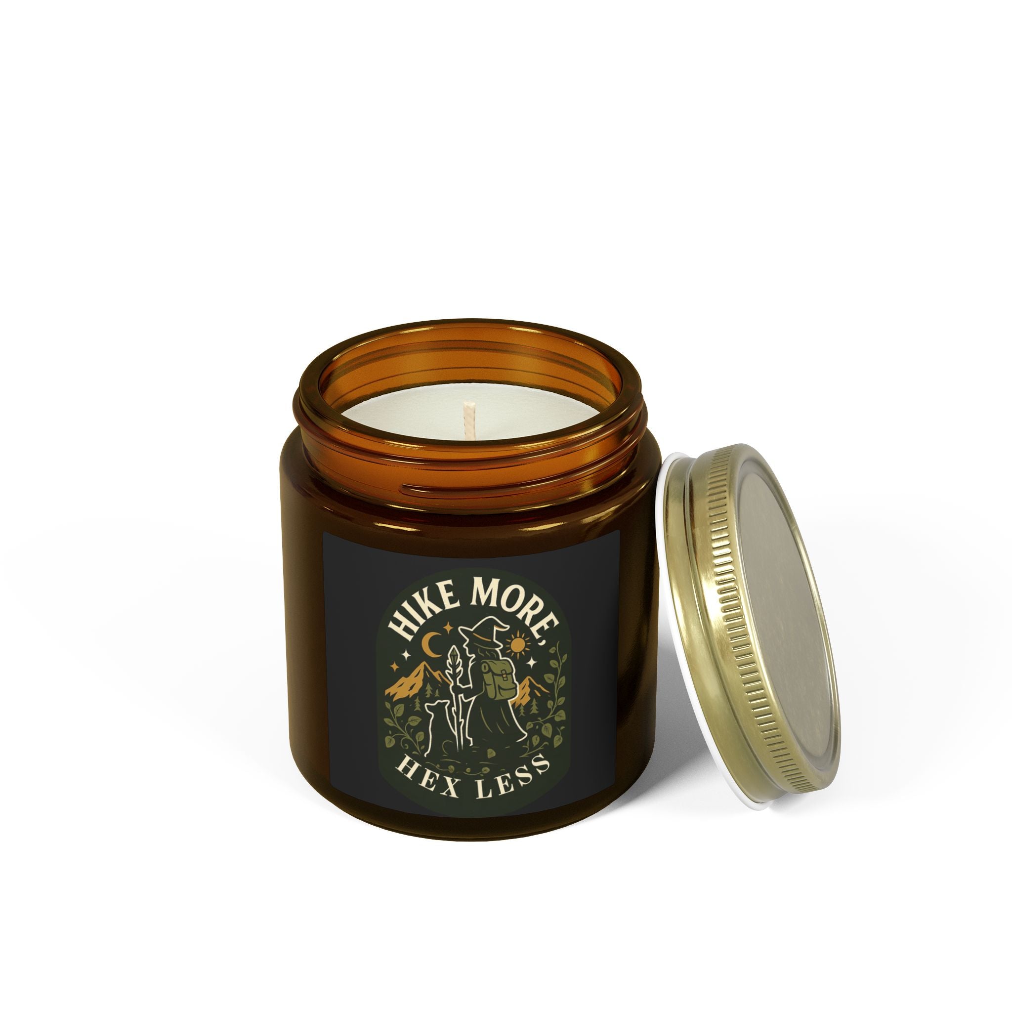Hike More, Hex Less — Hand-Poured Candle