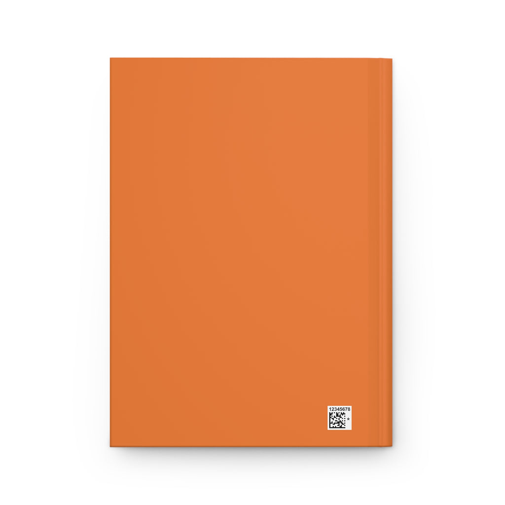 Creepin' It Real Halloween Hardcover Journal — Spooky Pumpkin & Ghost Notebook