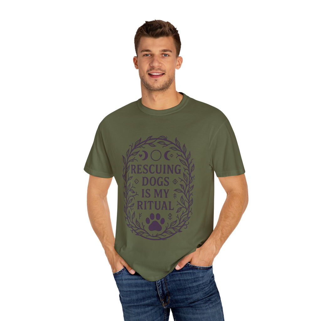 Rescuing Dogs Is My Ritual T-Shirt