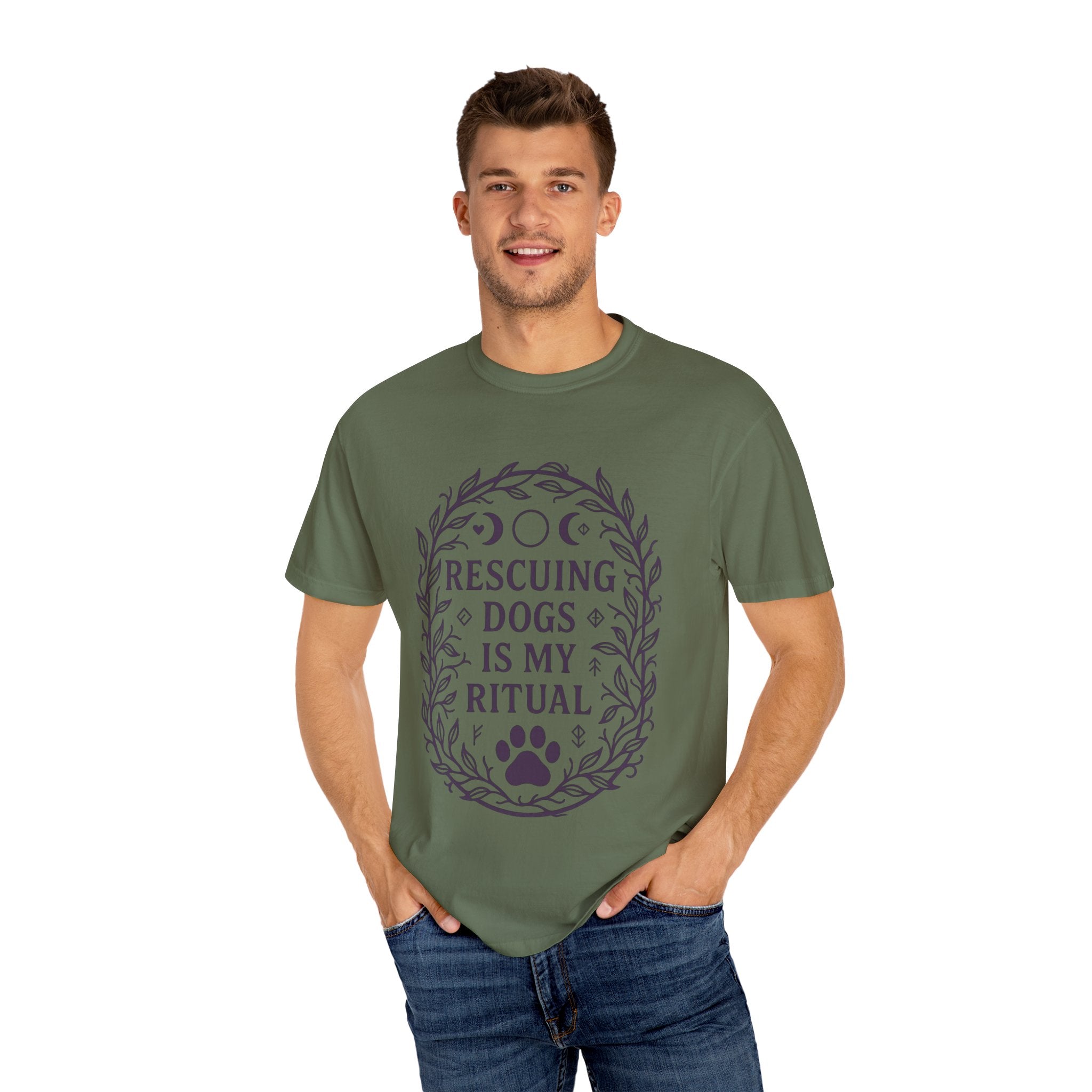 Rescuing Dogs Is My Ritual T-Shirt