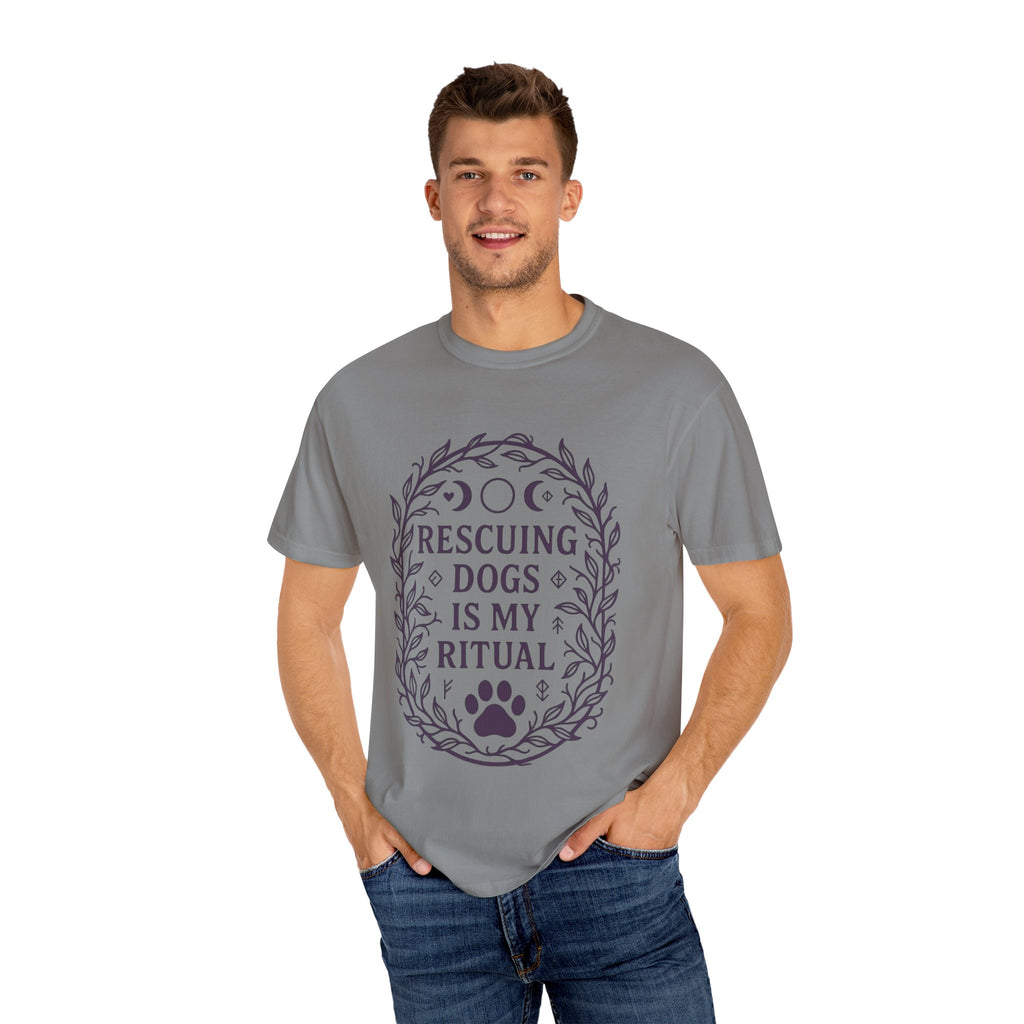 Rescuing Dogs Is My Ritual T-Shirt